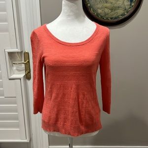 Banana Republic Coral XS crew neck sweater